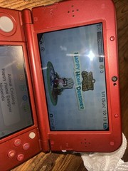 Nintendo New 3DS XL Red Console USA w/Charger + Stylus + Games ** READ ** Dead P