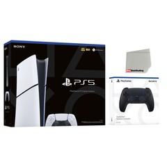 Sony PlayStation 5 Slim Digital Console with Extra Black Controller