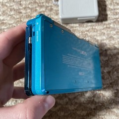 Nintendo 3DS Aqua Blue Handheld Handheld Console System CTR-001 Tested USA