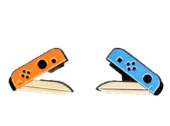 Nintendo Switch Enamel Pin Set Switch Blades Humor