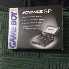 Nintendo Game Boy Advance SP Handheld Console- Onyx Black