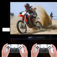 4K 64G HDMI TV Video Game Stick M15 Gaming Console Gamepad 2 Wireless Controller