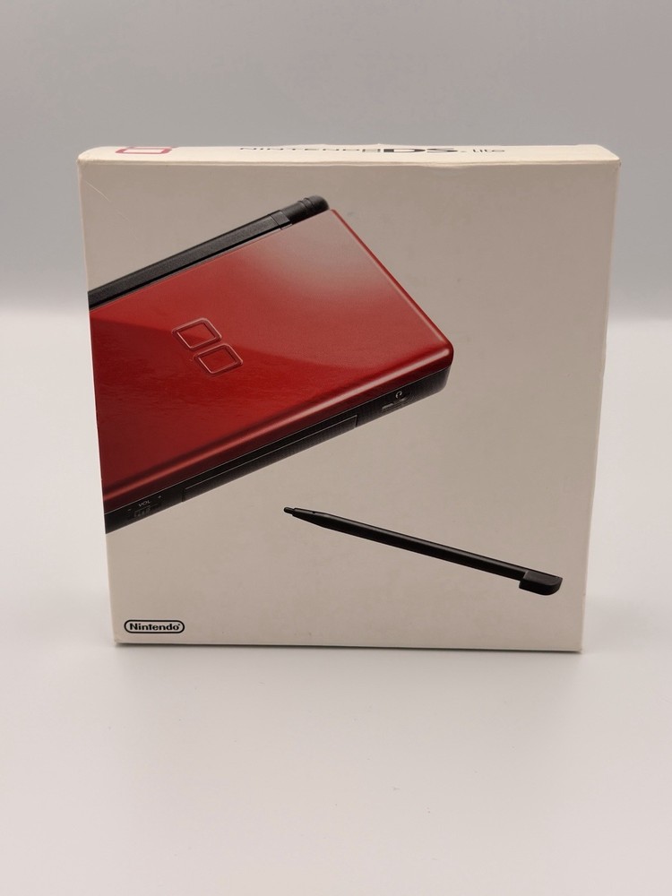 Nintendo DS Lite Crimson Red Complete – Region Free With Extras Tested/Working