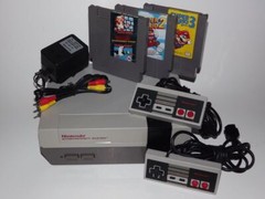 Nintendo Entertainment System NES Console Bundle With Super Mario Bros 1, 2, 3