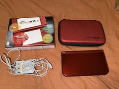 Nintendo New 3DS XL Red Complete With Box