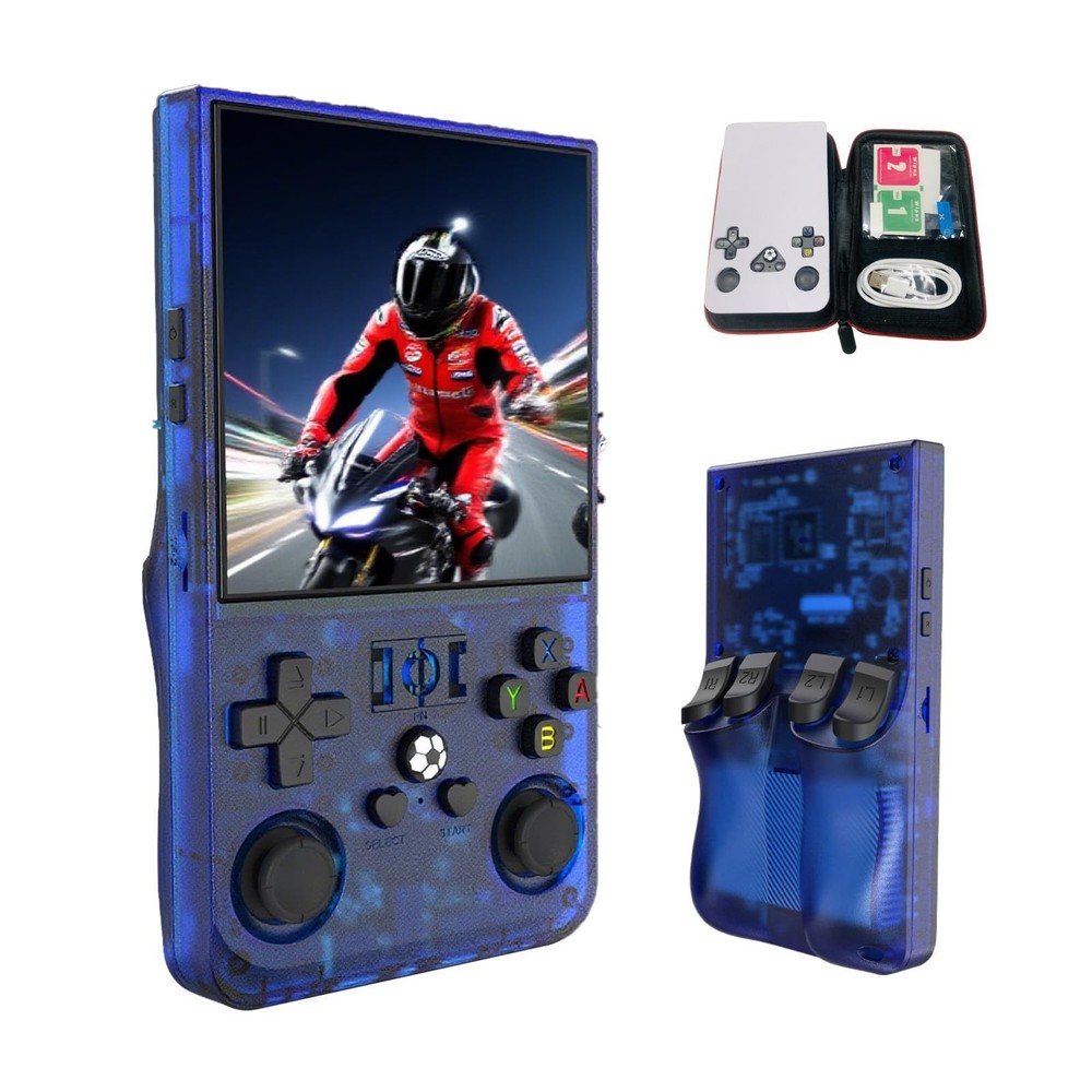 R36MAX Gaming Console, 4-inch HD IPS Screen Handheld Game Consoles with 4000m…