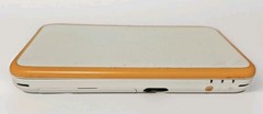 NINTENDO 2DS XL WHITE ORANGE CONSOLE HANDHELD SYSTEM AS IS PARTS OR REPAIR ~READ