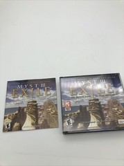 Myst III Exile Windows PC/MAC CD ROM Video Game 2001 MANUAL + 4 DISCS INCLUDED