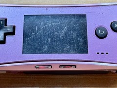 Nintendo Gameboy Micro OXY-001 Pearl Lavender Purple Handheld System Console