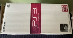 New Sony PlayStation 3 Slim 160GB Charcoal Black Blu-Ray Wi-Fi 1080p Console