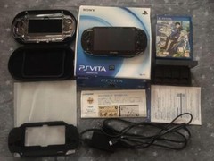 Playstation PS VITA PCH-1000 ZA01 Black console only From japan charger W/box