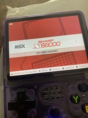 RK3326 Quad Core Handheld Game Console 128G With Built-in Games, Purple