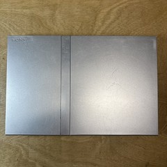 PlayStation 2 Slim Silver With Memory Cards READ DESCRIPTION