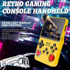 R36S Retro Handheld Game Console with 3.5″ IPS Screen and Linux System