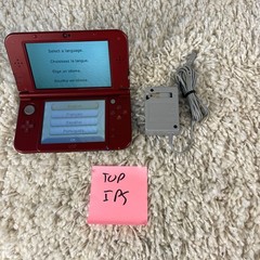 Nintendo “New” 3DS XL Metallic Red Handheld Console System RED-001 Top IPS