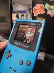 Nintendo Game Boy Color Teal With 10 Games Tested Working