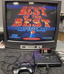 SEGA Genesis Model 2 Console Bundle w/ Controller, Cables & Games Sonic 2