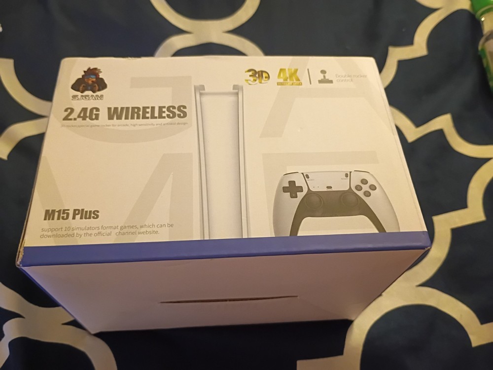 M15 Plus 2.4G Wireless 4K UHD Home Video Game Console White 3D Audio