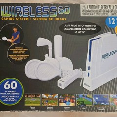 Wireless 60 Wireless Plug & Play TV Home Console, White w/ Accessories