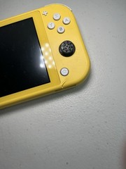 Nintendo Switch Lite Yellow Handheld Console (FOR PARTS/NOT WORKING) Blue Screen