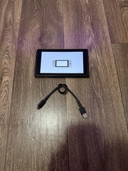 Nintendo Switch Black Console Tablet HAC-001 No Joy-cons Tested Working