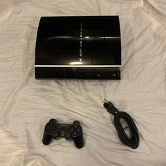 Sony PlayStation 3 PS3 Fat 40GB CECHH01 Console, Controller & power Cord TESTED
