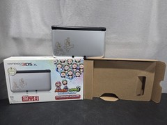 Nintendo 3DS XL Mario & Luigi Dream Team Silver Edition Original Box US Complete