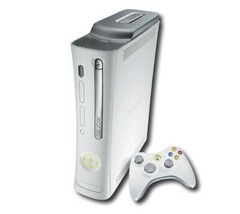 Xbox 360 Pro Console 20 GB with Power Cable – works- no controller or headset