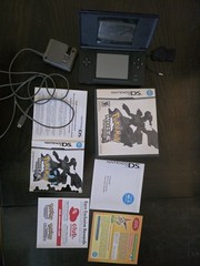 Nintendo NTR001 Nintendo DS Blue Console and Pokemon White Version Authentic