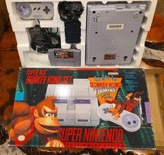 SNES Super Nintendo DONKEY KONG COUNTRY SET Console 1994