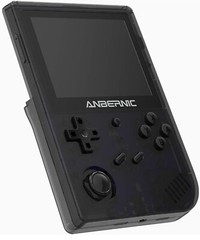 Anbernic RG351V Game Console Transparent Black – Rocknix Custom Firmware