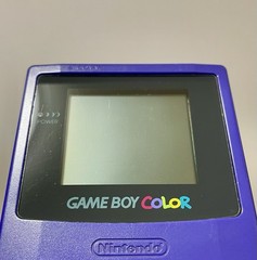 Nintendo Game Boy Color Grape Purple CGB-001 GBC Tested Working Japan