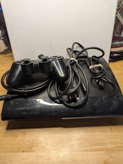 Sony PlayStation 3 250GB Console – Black W/ Cords And Controller – Tested