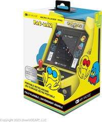 Authentic Pac-Man Micro Player Pro – Handheld Retro Arcade Game, 6.75 Inches