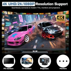 Ultimate 4K Retro Gaming Console with Dual Wireless Controllers & 64GB Storage