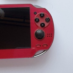 SONY PS Vita PCH-1000 ZA03 Cosmic Red Wifi Tested Good Condition