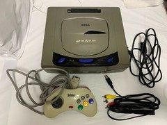 Sega Saturn Gray Console Tested System HST-3210 JAPAN “NTSC-J” clean up inside