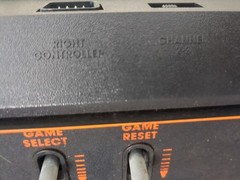 Vintage Atari 2600 Video Computer System Console Game Center lot in Cabinet Case