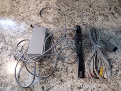 Nintendo Wii RVL-001 Console 2 Remotes And Cables Tested Works