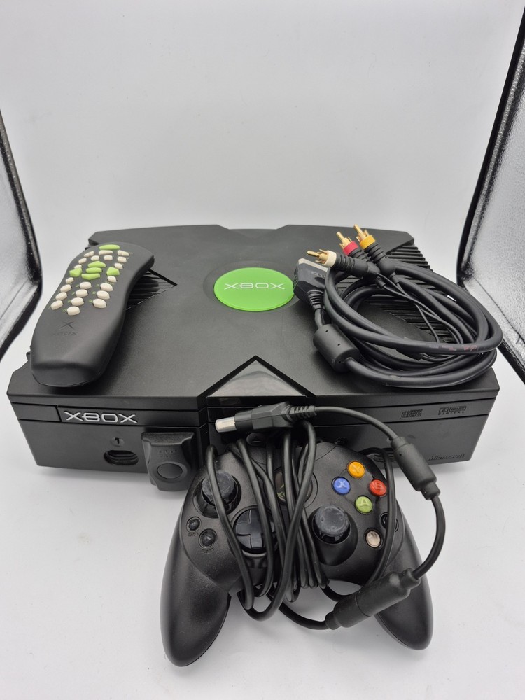 READ DESCRIPTION Original Xbox Console W/ Controller & Media Controller + Receiv