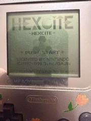 Nintendo Game Boy Pocket Silver MGB-001 Fully Tested Working + Hexcite Game