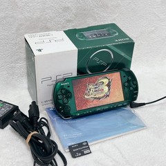Near Mint Sony PSP-3000 Console Green Rare Color Region free Tested
