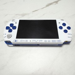 Sony PSP-3000 White Blue Console Tested Working Region Free