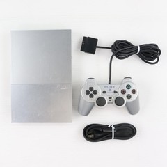 PlayStation 2 Satin Silver SCPH-90000 SS ps2 sony game Console Controller Cable