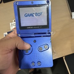 Nintendo Game Boy Advance SP And Box Cobalt Blue